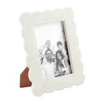 Mud Pie Scalloped Marble Frame 46900529