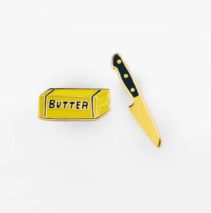 
            
                Load image into Gallery viewer, J237 Butter &amp;amp; Knife Post Earrings
            
        