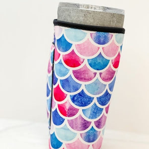 
            
                Load image into Gallery viewer, Insulated Cold Cup Sleeve with Handle Mermaid
            
        