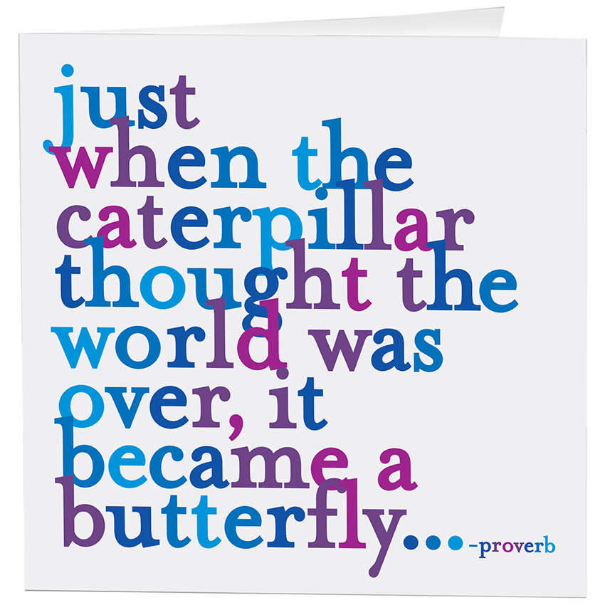 Caterpillar Greeting Card