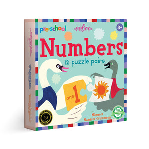 
            
                Load image into Gallery viewer, eeBoo Pre-School Numbers Puzzle Pairs
            
        