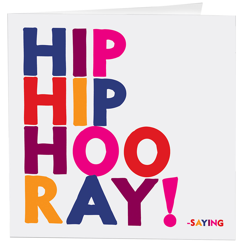 
            
                Load image into Gallery viewer, Hip Hip Hooray! Greeting Card
            
        