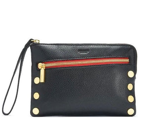 Hammit Bags- Small Nash Black with Gold and Red