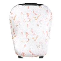 Copper Pearl Coral (White with Mermaids) Multi-Use Cover