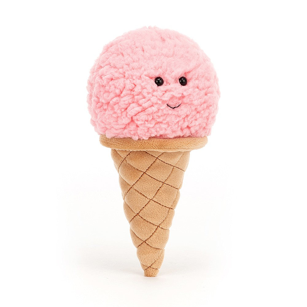 Jellycat I am Irresistible Strawberry Ice Cream ICE6STRAW