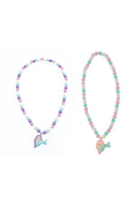 Great Pretenders Matte Mermaid Necklace Assorted Colors 86129