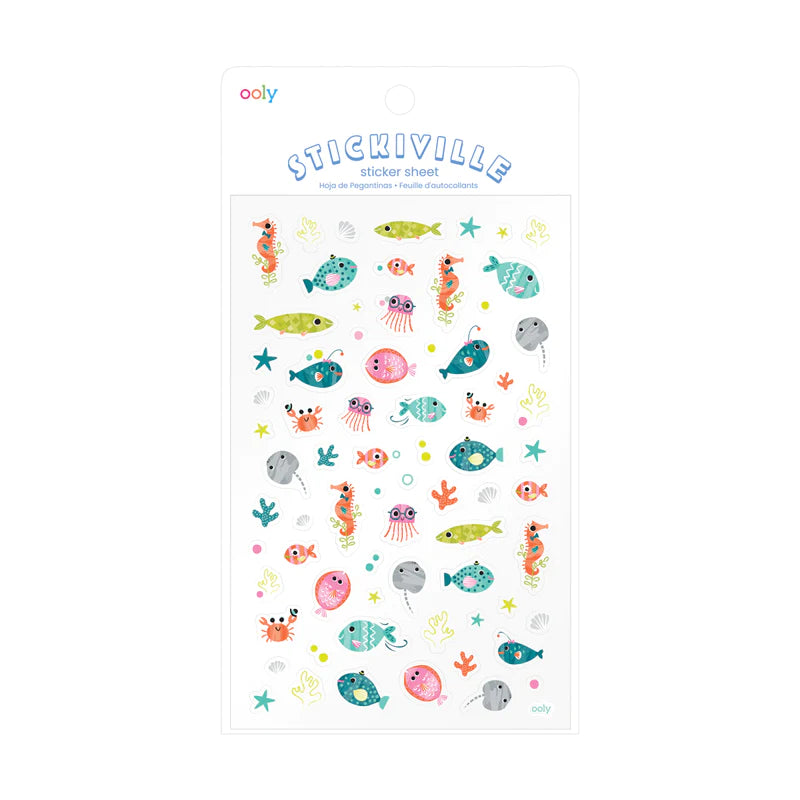 OOLY Stickiville Stickers Sheet
