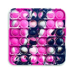 Pop Fidgety Hot Pink/White/Black Square