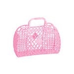 SJRBSBP Sun Jellies Small Retro Basket Bubblegum Pink