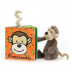 
            
                Load image into Gallery viewer, Jellycat &amp;quot;If I Were a Monkey&amp;quot; Board Book
            
        