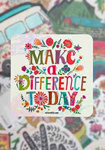 Natural Life Make a Difference Vinyl Sticker