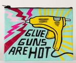 Blue Q Bags Zipper Pouch - Glue Guns Are Hot