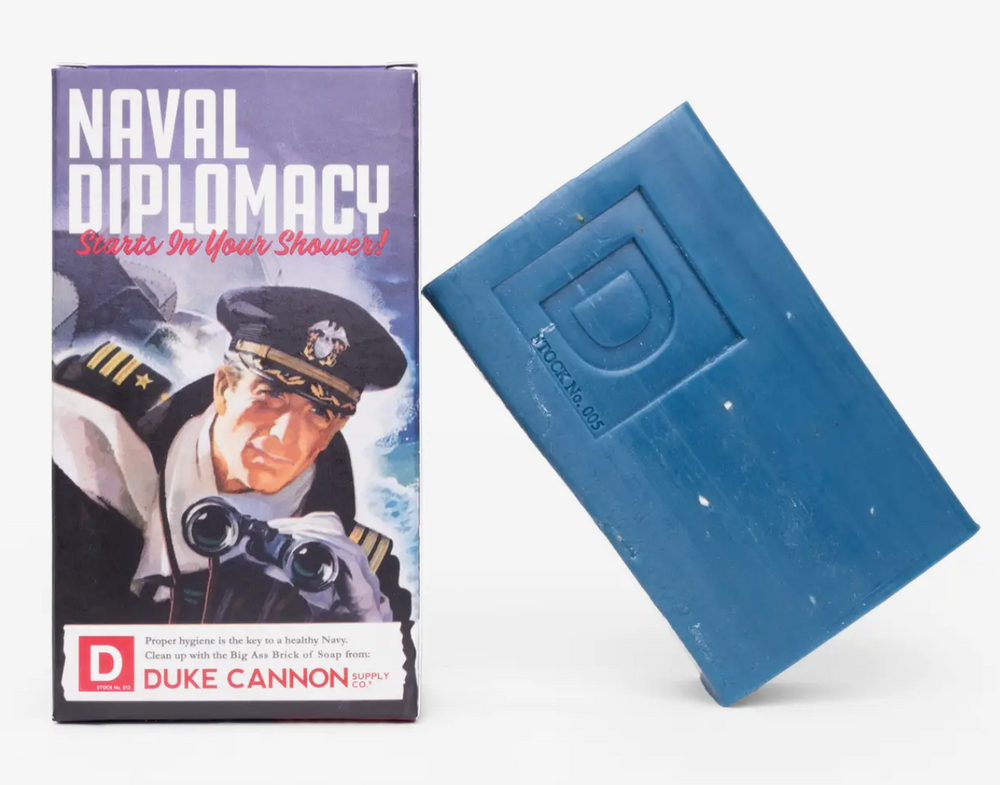 
            
                Load image into Gallery viewer, Duke Cannon Naval Diplomacy Big Ass Brick of Soap
            
        