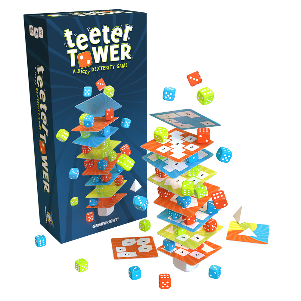 Teeter Tower A Dicey Dexterity Game