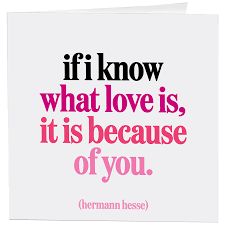 If I Know what Love Is Greeting Card