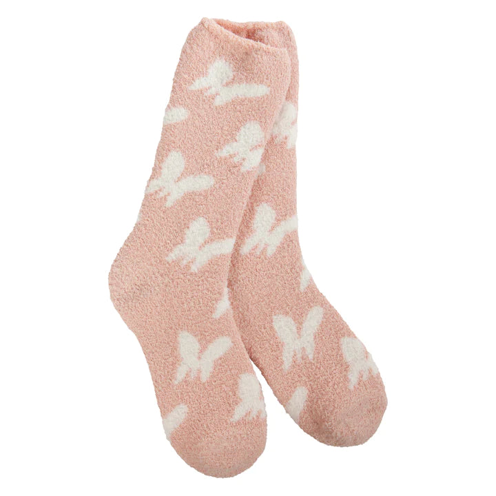 
            
                Load image into Gallery viewer, World&amp;#39;s Softest Socks Butterfly Rose
            
        