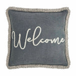 Mud Pie Welcome Boucle Dhurrie Pillow 41600547B