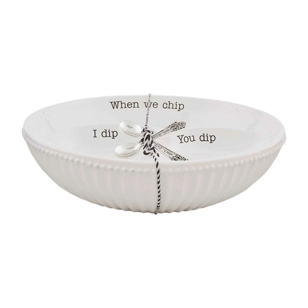 Mud Pie Chip and Dip Bowl