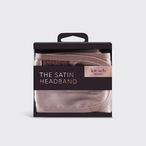 Kitsch Satin Sleep Headband-Blush