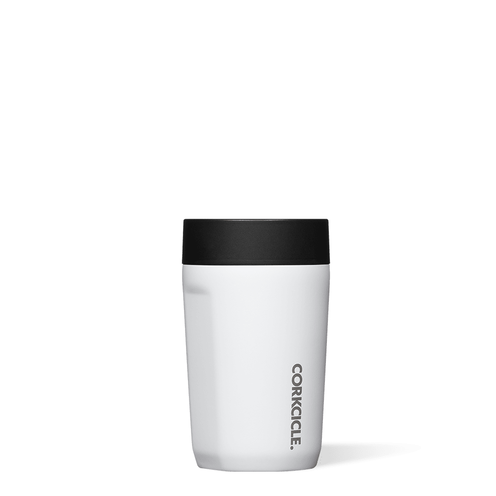 Corkcicle 9oz Gloss White Commuter Cup