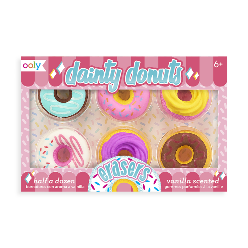 
            
                Load image into Gallery viewer, Dainty Donuts Scented Erasers (Set of 6)
            
        