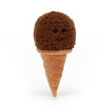 JellyCat- I am Irresistible Chocolate Ice Cream ICE6CHOC