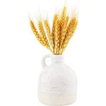 Mud Pie Yellow Preserved Wheat in Vase *PICK UP ONLY*