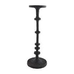 40960049M Mud Pie MD Black Metal Candlestick *PICK UP ONLY*