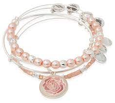 Alex and Ani Art Infusion Rose Set of 3