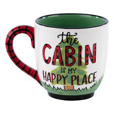27143414 Glory Haus Cabin is My Happy Place Mug
