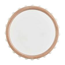 
            
                Load image into Gallery viewer, Mud Pie Small Bead Two Tone Mirror 41150009S
            
        