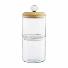 
            
                Load image into Gallery viewer, Mud Pie Door Knob Glass Double Storage Jar 49300037 *PICK UP ONLY*
            
        