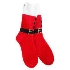 World's Softest Socks - Santa