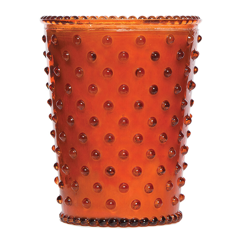 Simpatico Amber Hobnail Candle *PICK UP ONLY*