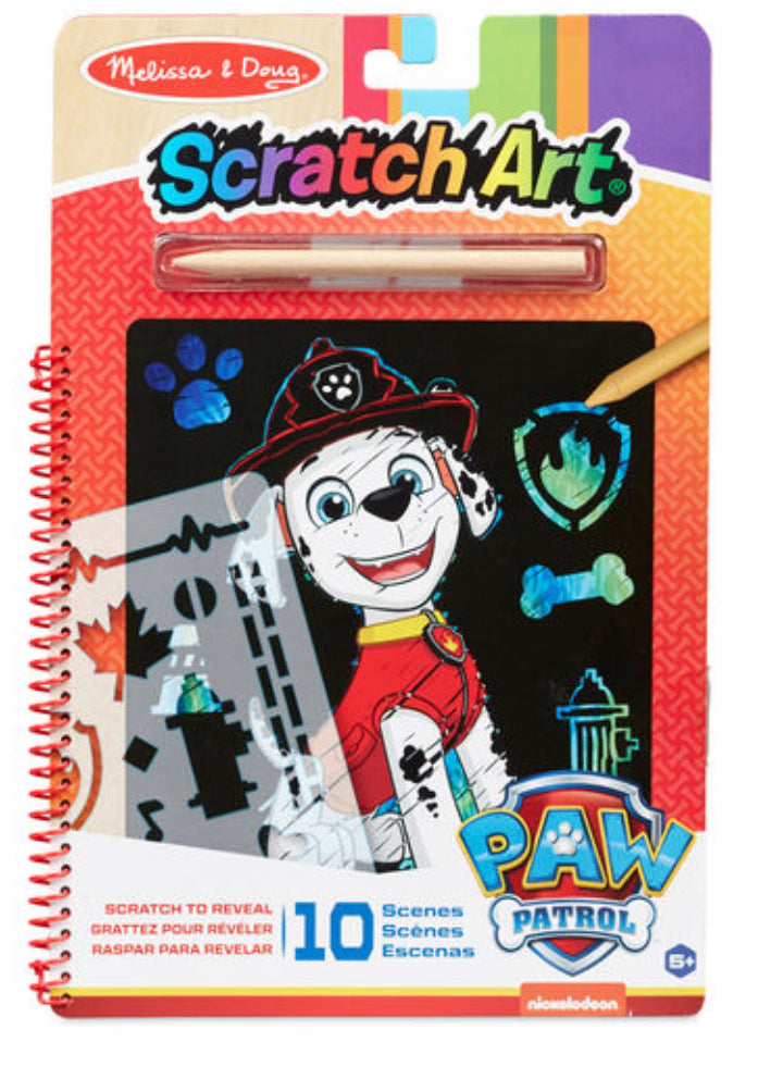 Melissa & Doug Paw Patrol Scratch Art- Marshall 33261