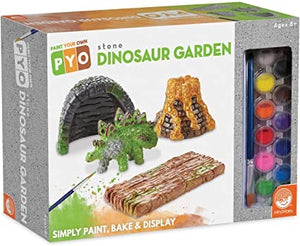 Paint Your Own Stone Dinosaur Garden