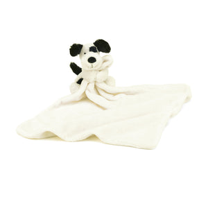 Jellycat Bashful Black & Cream Puppy Soother SOPP4BC