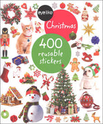 400 Reusable Christmas Stickers in Book