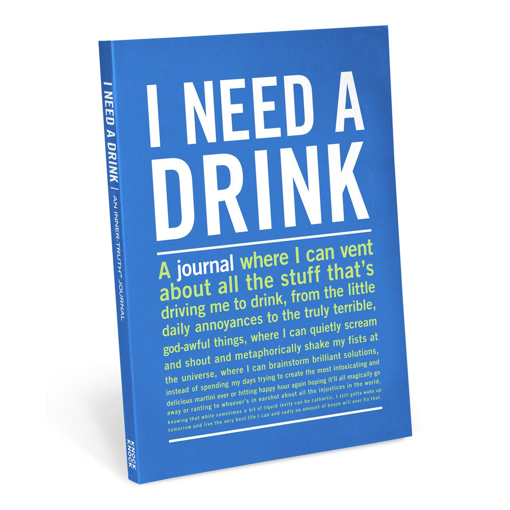 I Need A Drink Journal