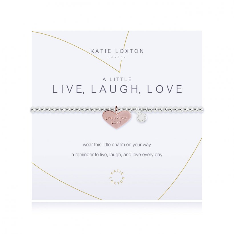 Katie Loxton A Little Live Laugh Love Bracelet KLJ1824