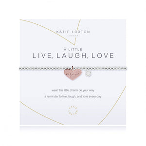 Katie Loxton A Little Live Laugh Love Bracelet KLJ1824