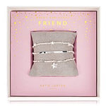 Katie Loxton Merry Christmas, Friend 3 Bracelet Boxed Set