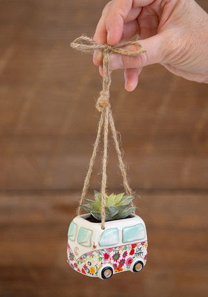 mini hanging faux succulents Natural Life Mini Hanging Faux Succulents