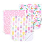 Copper Pearl Summer Burp Cloth Set