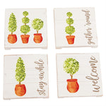 Mudpie Topiary Coaster Set